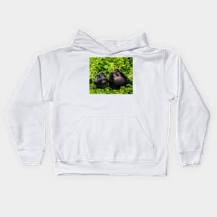 Resting gorillas Kids Hoodie